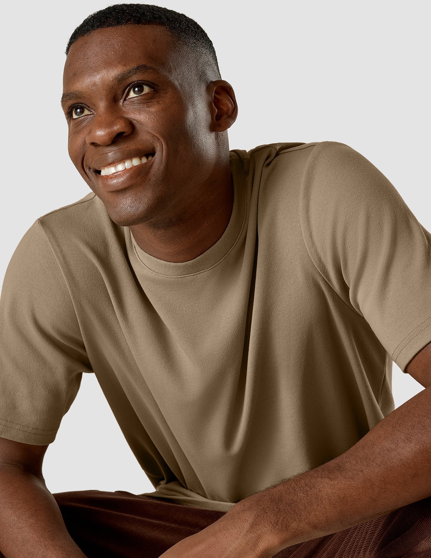 Heavy Box Fit T-shirt Khaki